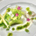 CEVICHE DE BAR&KIWI FRUIT EN SALADE, HUILE DE BASILIC MASCARPONE ̃tBƃLECt[c̃ZB[`F oWbN̍ƃ}XJ|[lE\[X